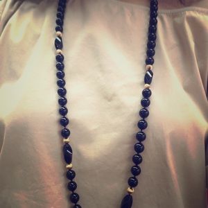 Black onyx necklace